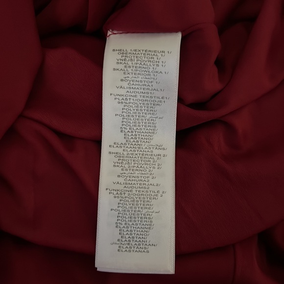 Adrianna Papell Long Sleeve Notch Lapel Surplice Crepe Tuxedo Mermaid Gown - Picture 9 of 13